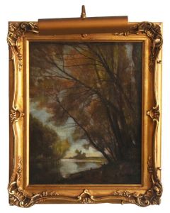Paysage école Française de Barbizon XIXème