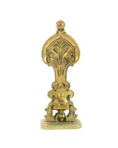 Sceau à cacheter (seal) M.R de collection bronze style gothique XIXème