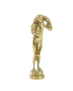 Sceau à cacheter (seal) de collection jeune femme bronze 1900