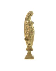 Sceau à cacheter (seal) de collection bronze doré XIXème