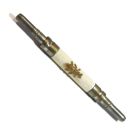 Porte mine de collection couleur beige clair aux insectes