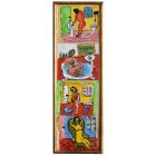 Série de 4 peinture femmes nues par Jean-Pierre Alliès