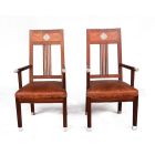 Fauteuils Art déco 1930 palissandre d'après Dominique (paire)