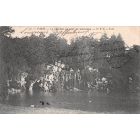 Carte postale ancienne - Paris, la cascade du Bois de Boulogne