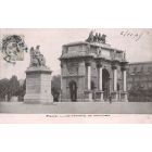 Carte postale ancienne - Paris, arc de triomphe du Carroussel