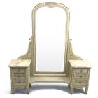 Coiffeuse de style Louis XVI en laquée 1900