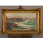 Huile sur panneau de Gilbert Galland (61,5x36)