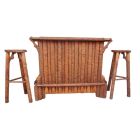 Bar style bois brut chalet montagnard 1970