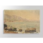 Peinture à l'huile André Chaumière les Goudes Marseille