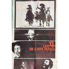 Affiche de cinéma des années 60 les 4 de l'ave maria