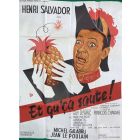 Affiche de cinéma des années 60 et qu'ça saute