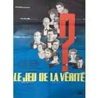 Affiche de cinéma des années 60 le jeu de la vérité
