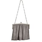 Sac à main argent massif époque fin XIXème