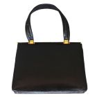 Sac à main en simili peau de serpent années 60