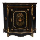 Bahut Napoléon III marqueterie Boulle & registre de bronze doré XIXème