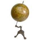 Globe terrestre Girard et Boitte socle fonte XIXème