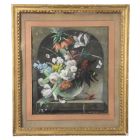 Nature morte gouache sur papier par Arthur Chaplin daté 1934