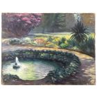 Scène de parc époque 1930 par Georges Courtin