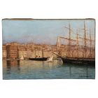 Huile sur toile Vieux-Port de Marseille et les Accoules