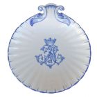 Assiette en céramique peinte E. Gallé en Saint-Clément