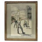 Gravure circassienne Toulouse Lautrec 