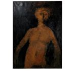 Édouard Poncet Duquaire huile sur toile personnage