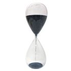 Sablier en verre de décoration sable coloré bleu