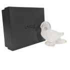 statuette verre dépoli Lalique® France Le Goura 