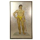 Portrait de jeune homme indien époque 20ème par L.R Lafitte