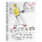 Erotica 17 dessins originaux érotique par Jean-Pierre Alliès daté de 2002