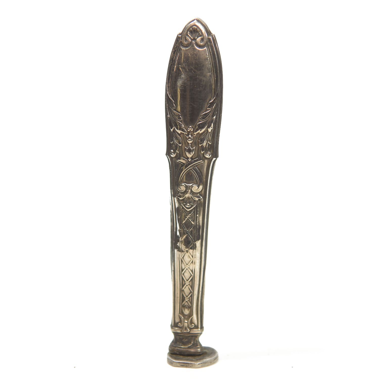 Sceau à cacheter de collection en argent Art Nouveau