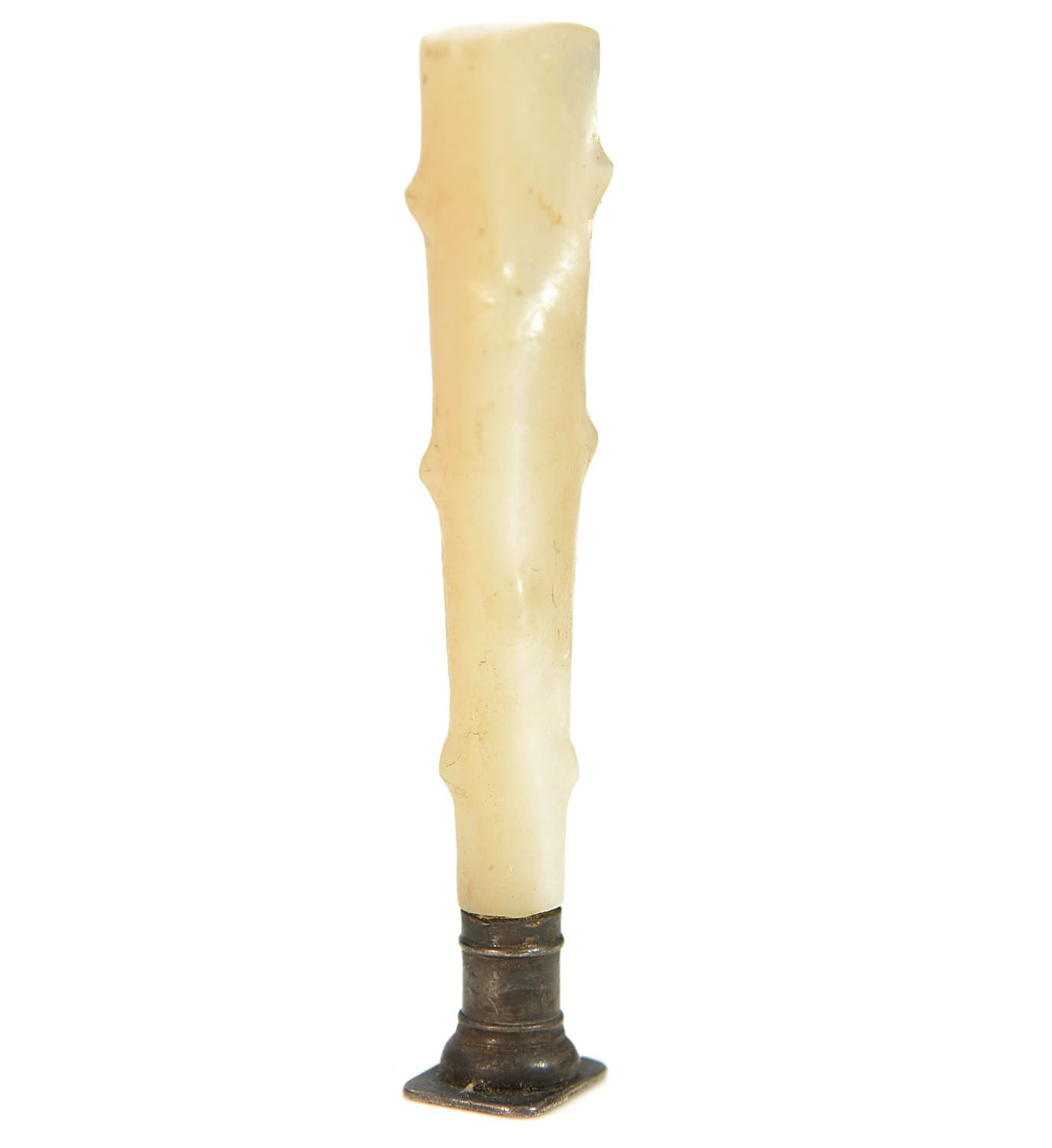 Sceau à cacheter de collection en nacre sculptée d'épines 