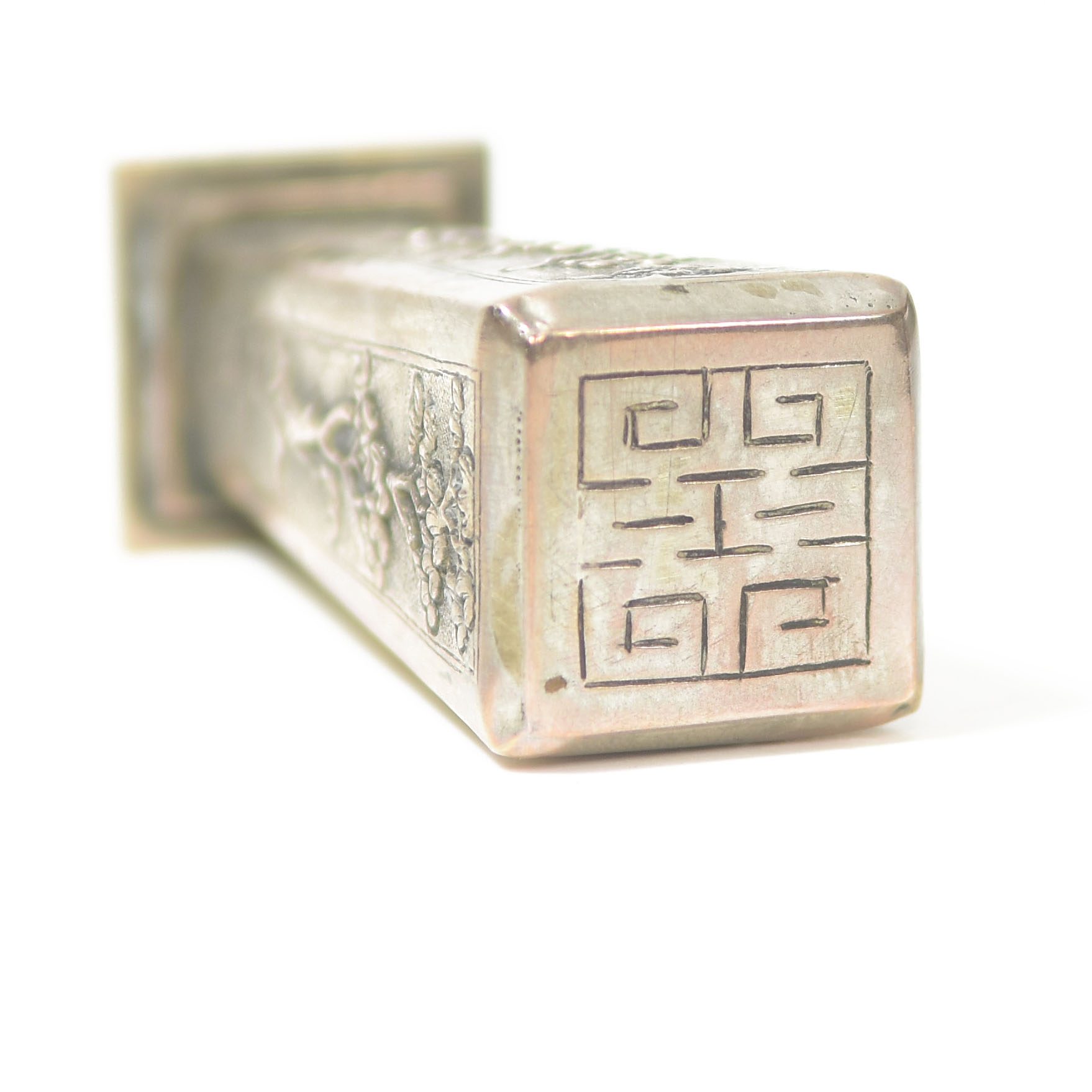 Sceau à cacheter de collection en argent indochinois