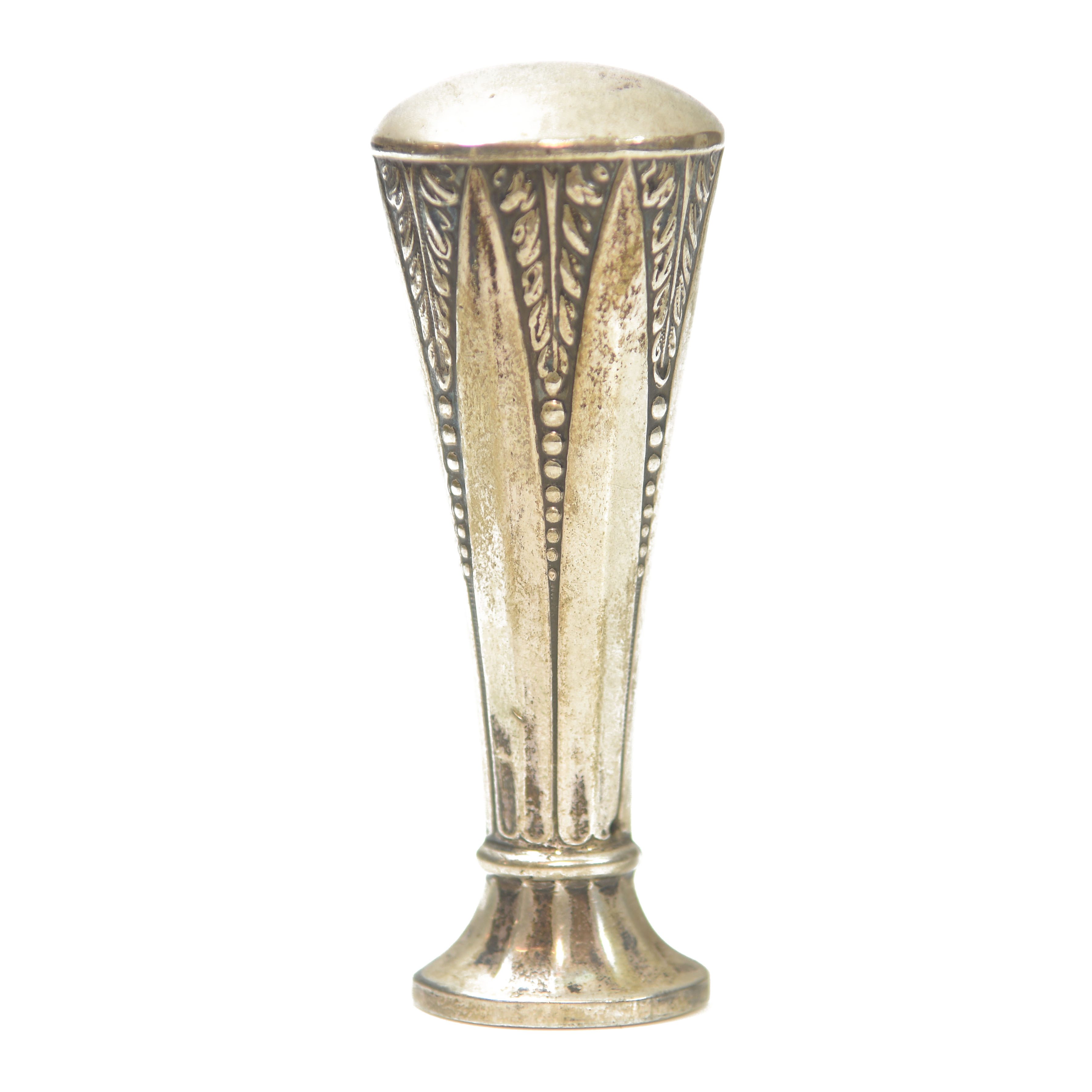 Sceau à cacheter de collection en argent ou métal argenté décor Empire