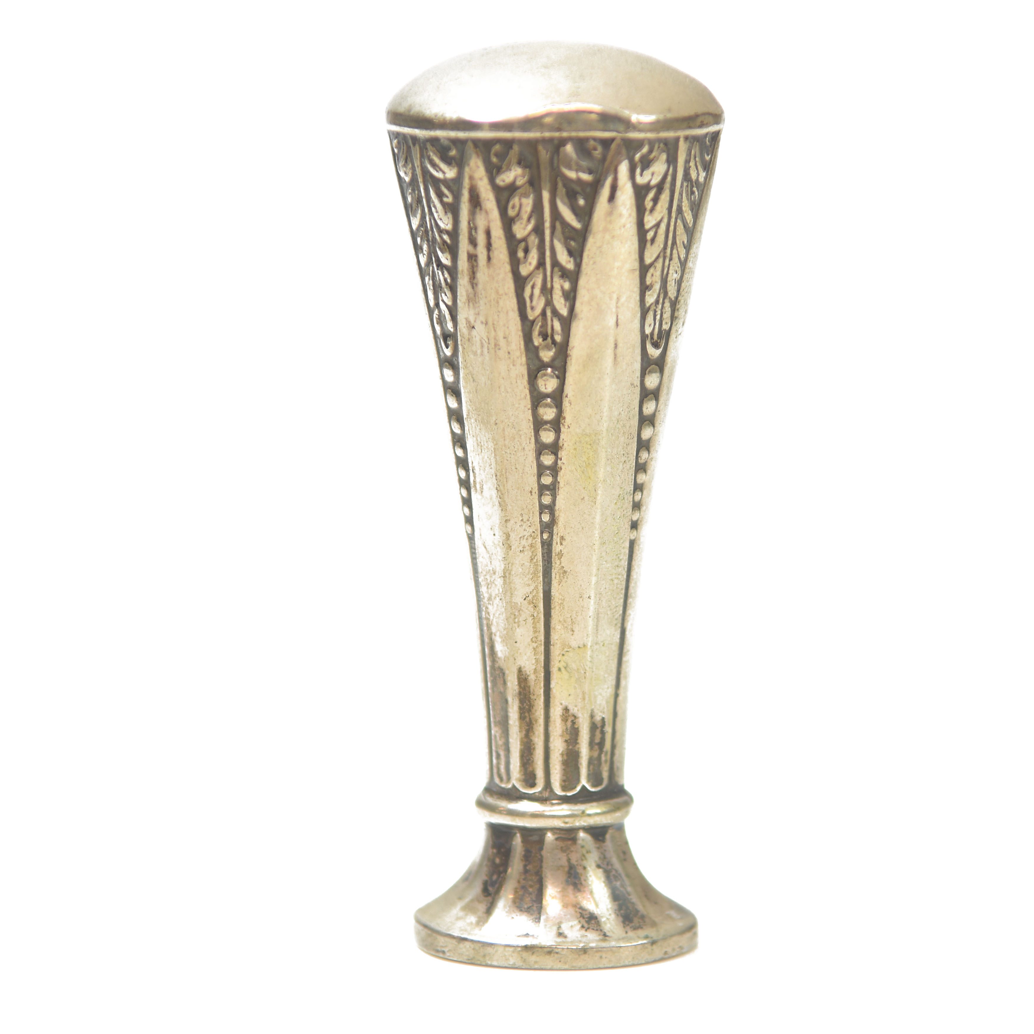 Sceau à cacheter de collection en argent ou métal argenté décor Empire