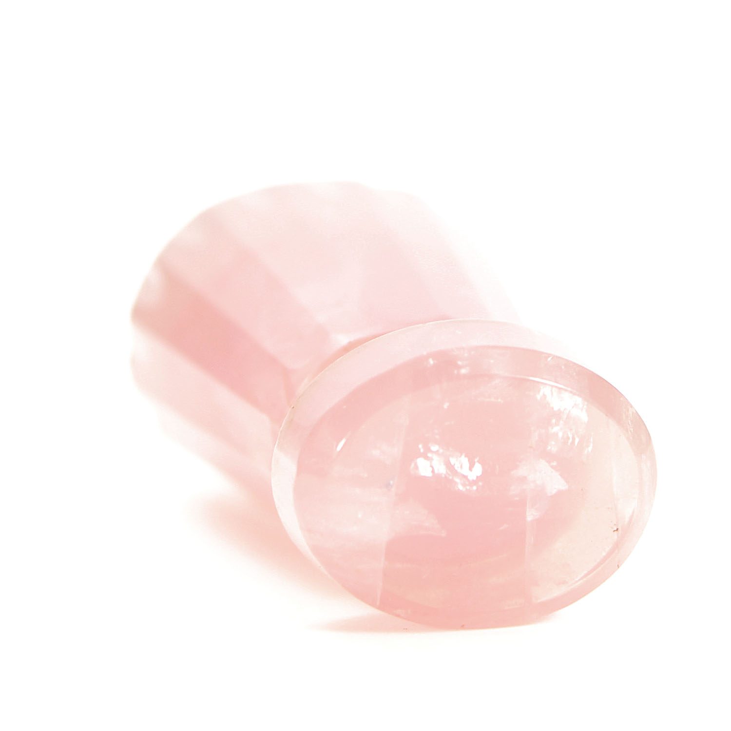 Sceau à cacheter de collection vierge en quartz rose 