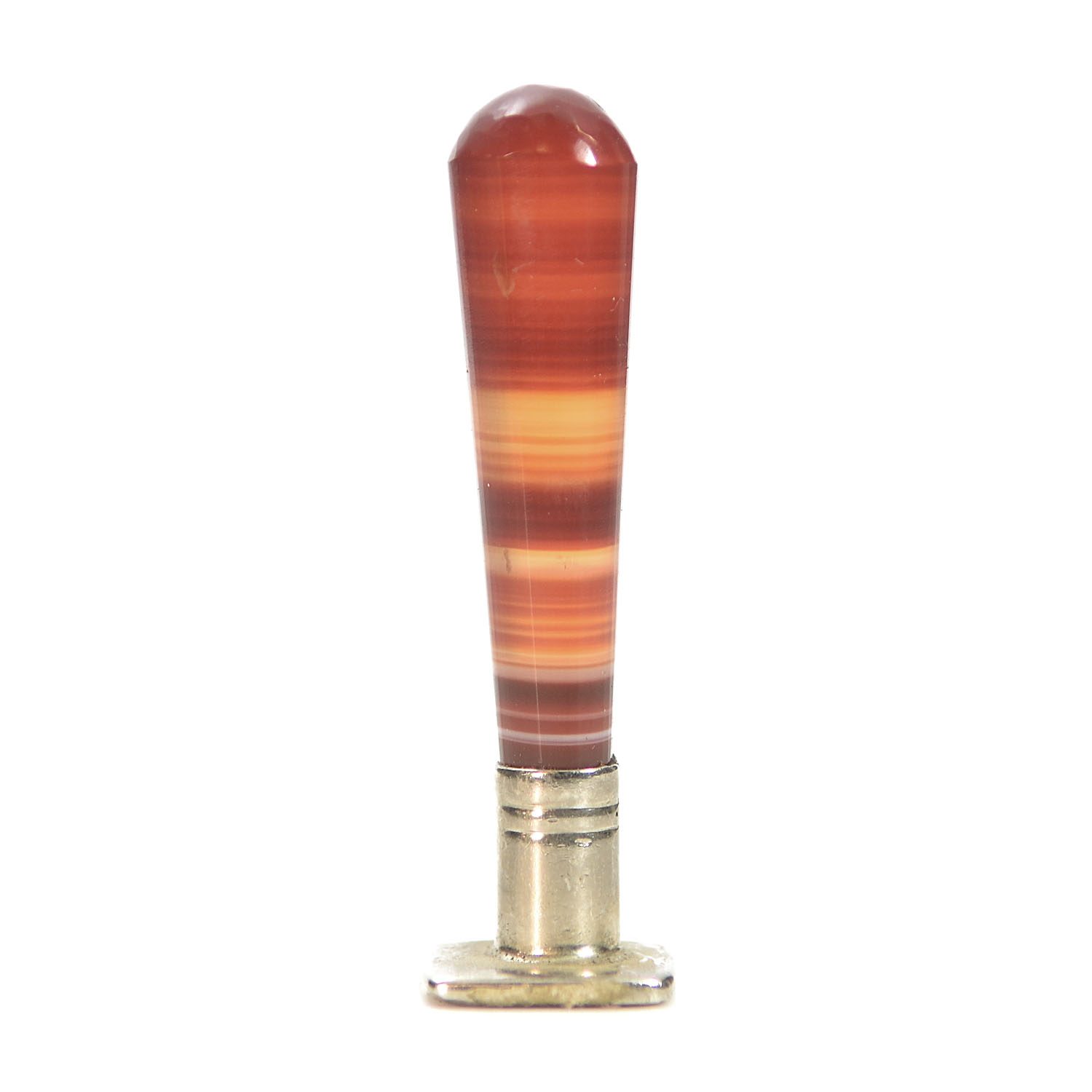Sceau à cacheter de collection vierge en agate 