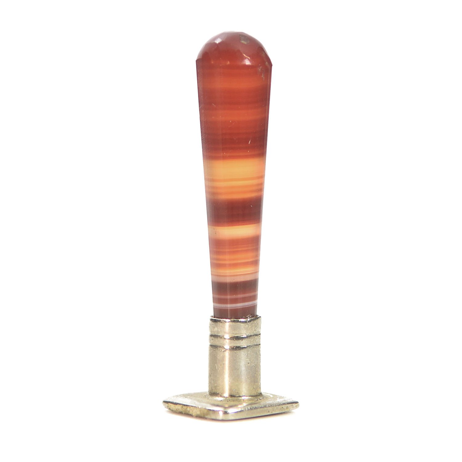 Sceau à cacheter de collection vierge en agate 
