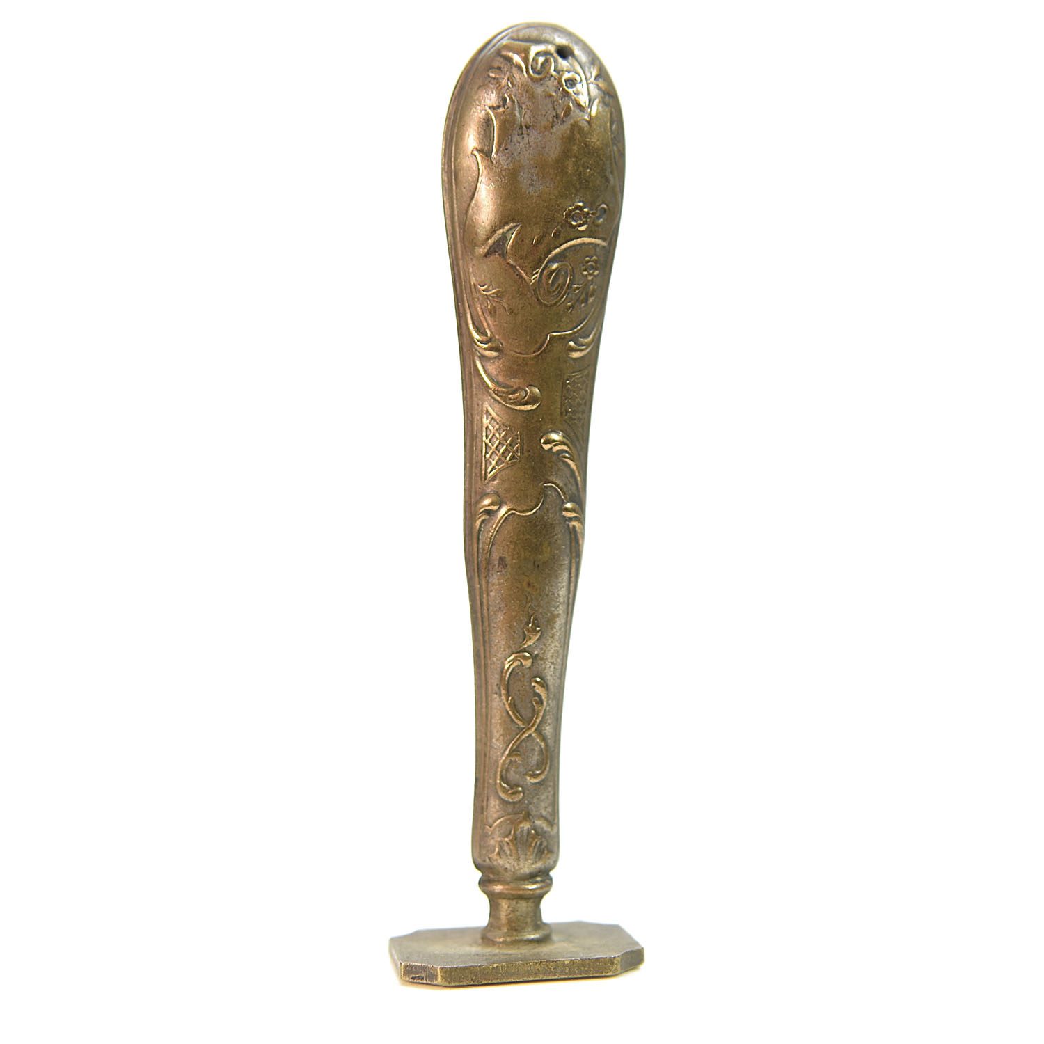 Sceau à cacheter de collection en argent ou métal argenté 