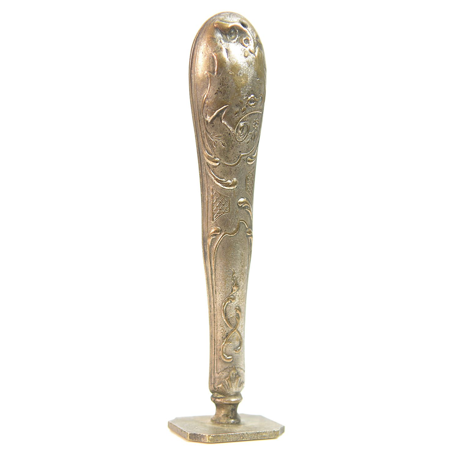 Sceau à cacheter de collection en argent ou métal argenté 