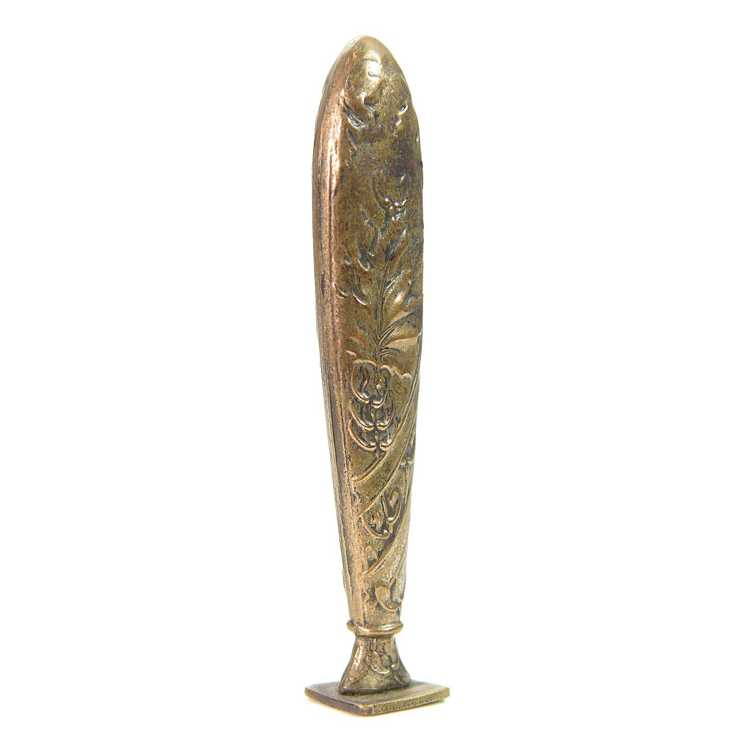 Sceau à cacheter de collection en argent ou métal argenté 