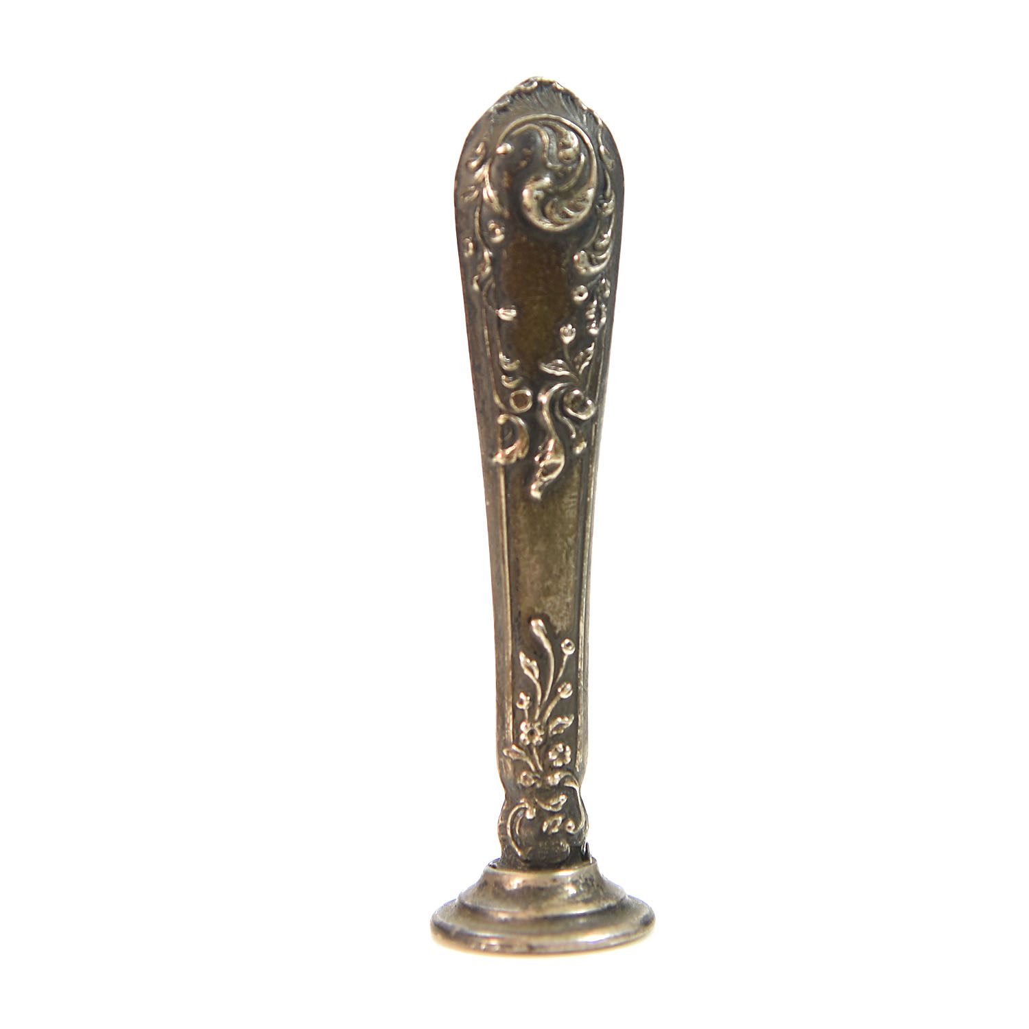 Sceau à cacheter de collection en argent ou métal argenté 