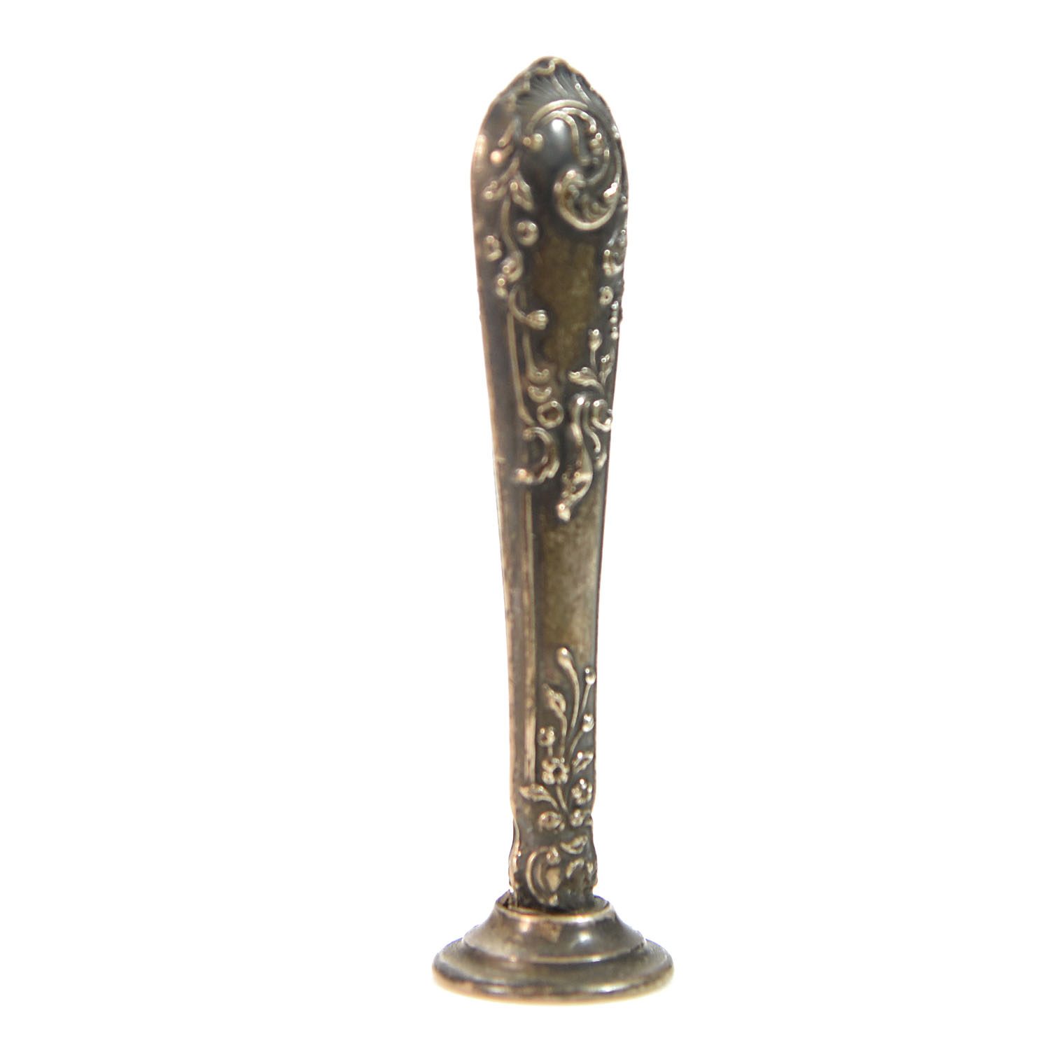 Sceau à cacheter de collection en argent ou métal argenté 