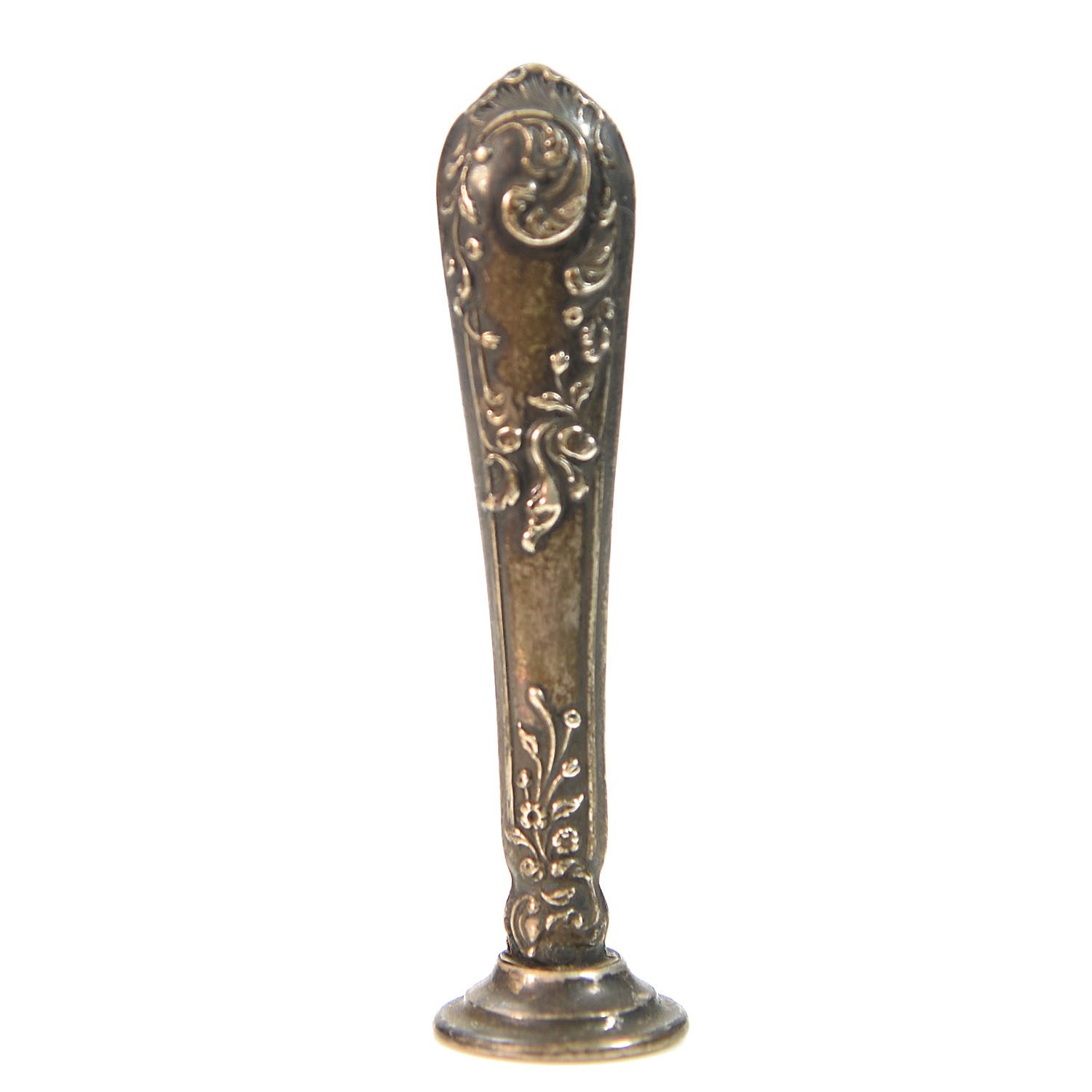 Sceau à cacheter de collection en argent ou métal argenté 