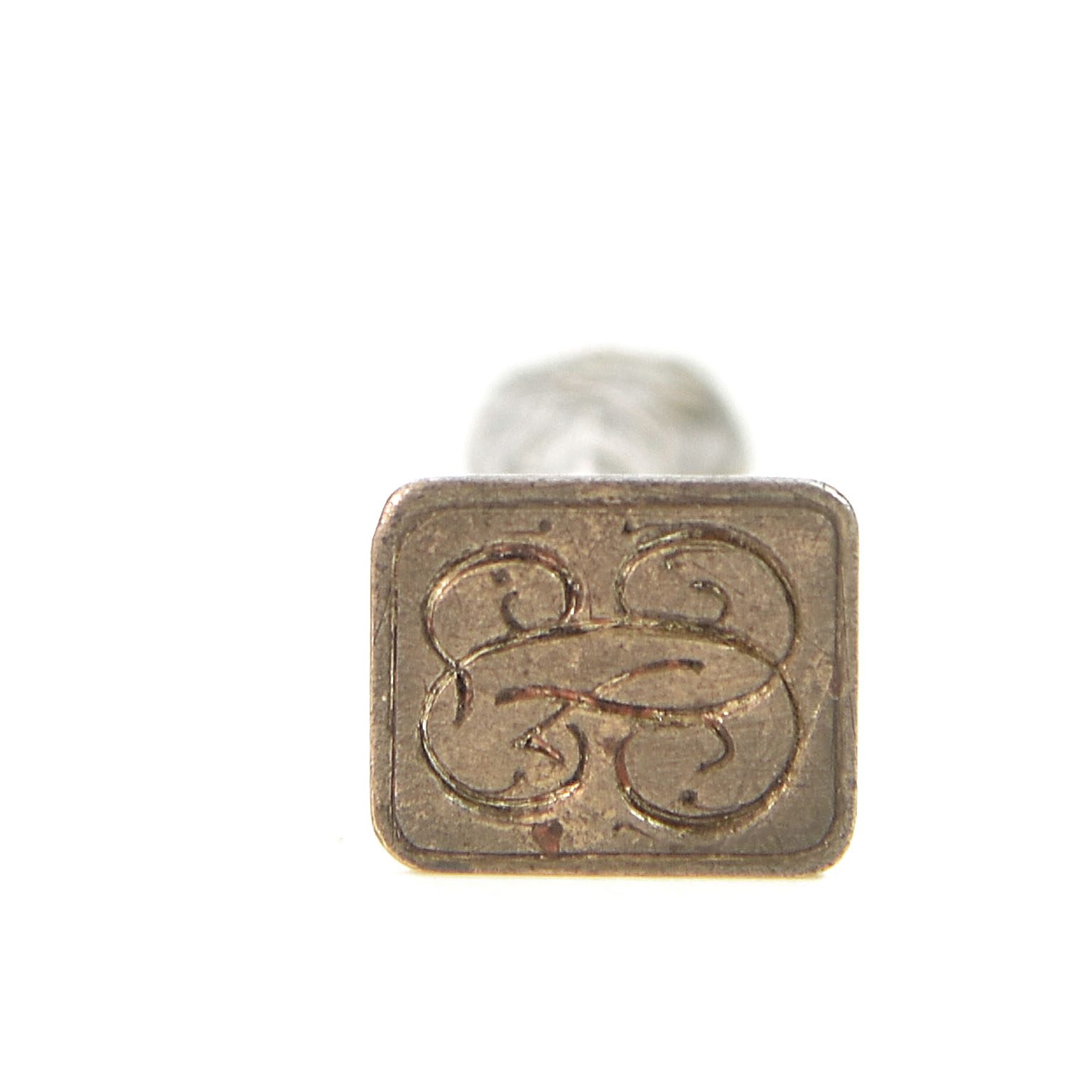 Sceau à cacheter de collection en argent ou métal argenté 