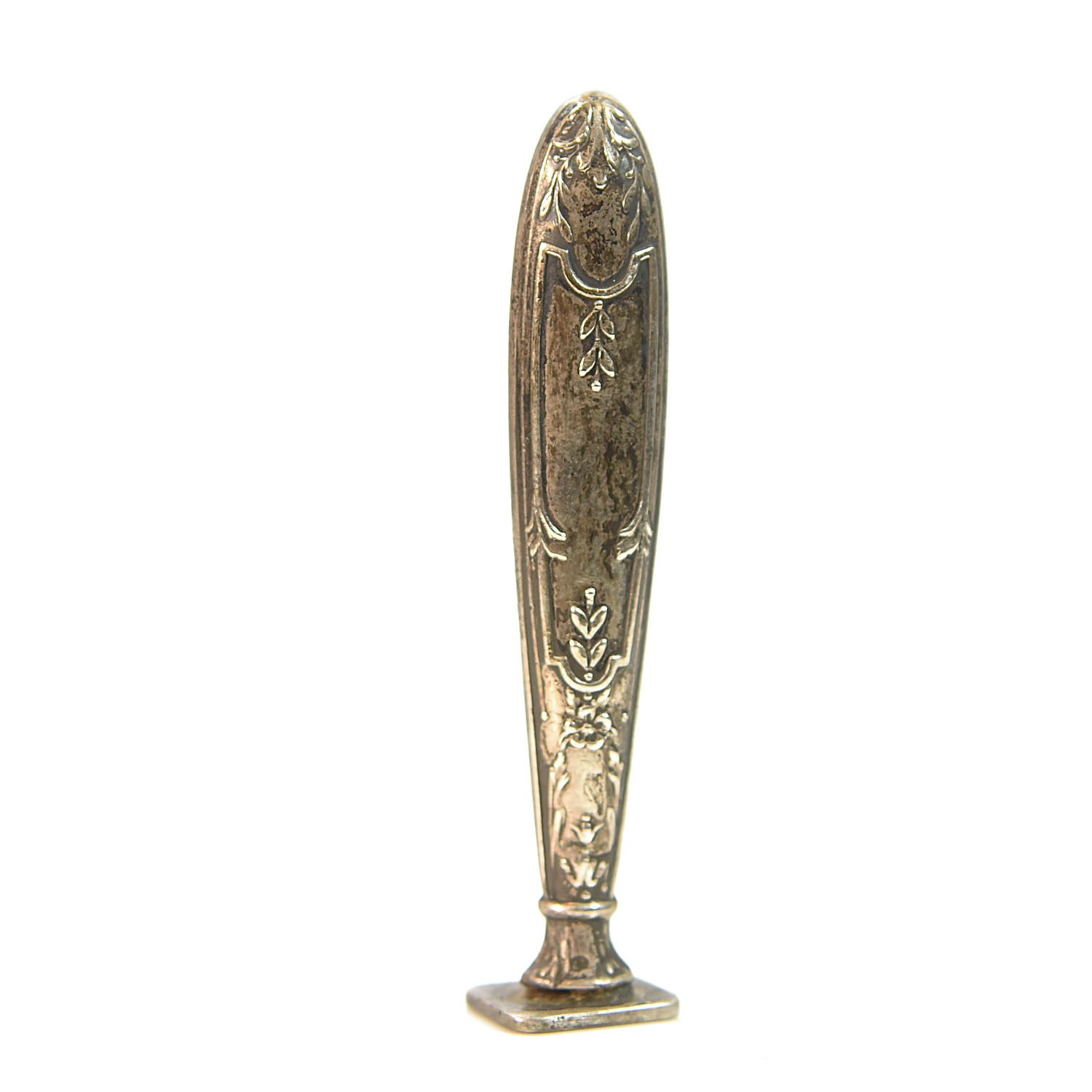 Sceau à cacheter de collection en argent ou métal argenté 