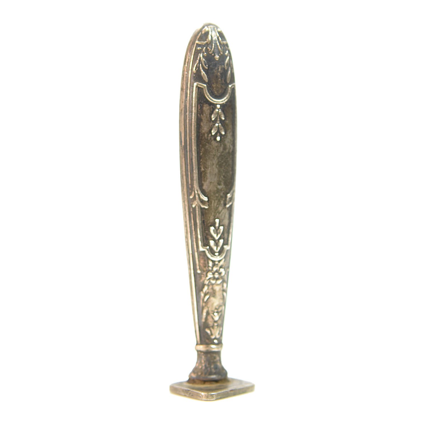 Sceau à cacheter de collection en argent ou métal argenté 