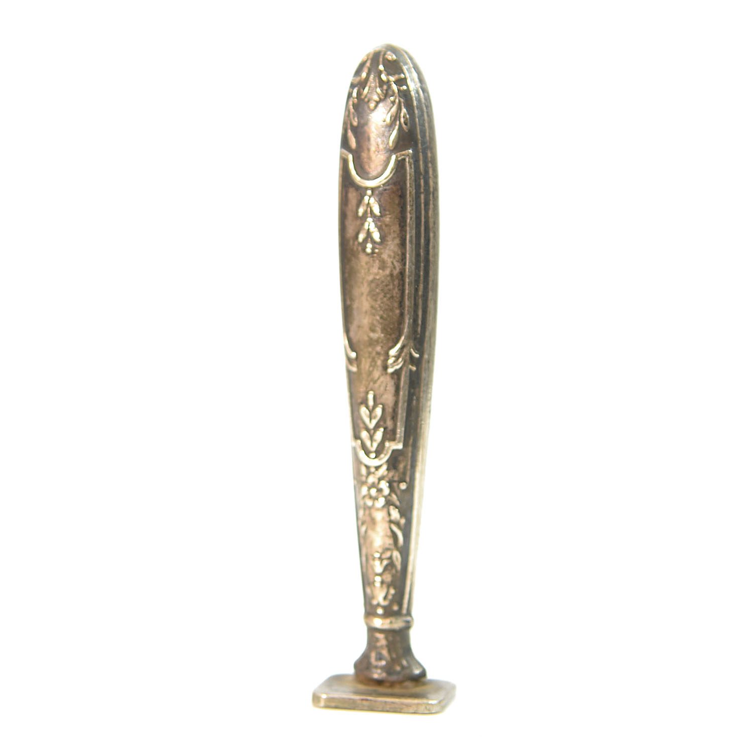 Sceau à cacheter de collection en argent ou métal argenté 