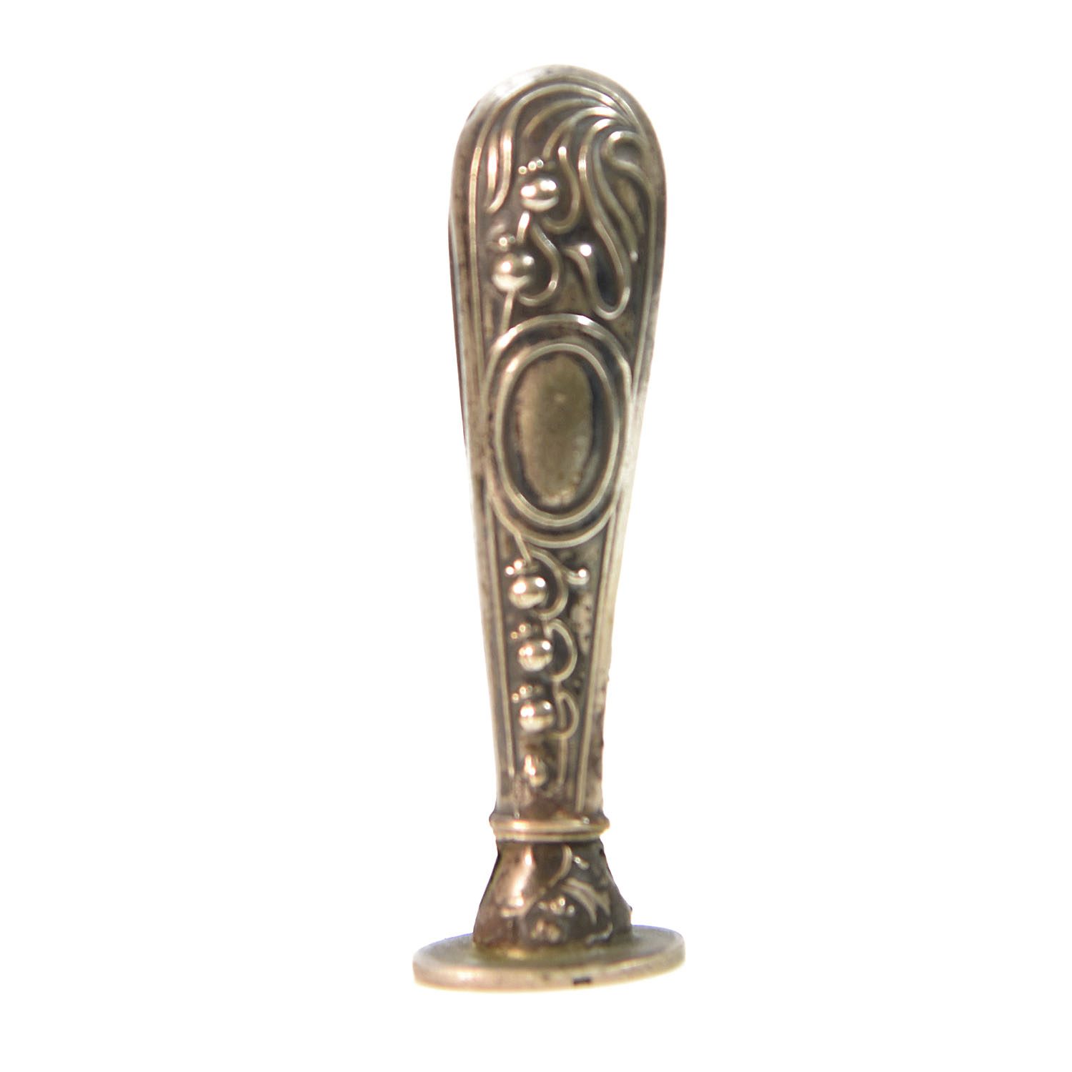 Sceau à cacheter de collection en argent ou métal argenté 