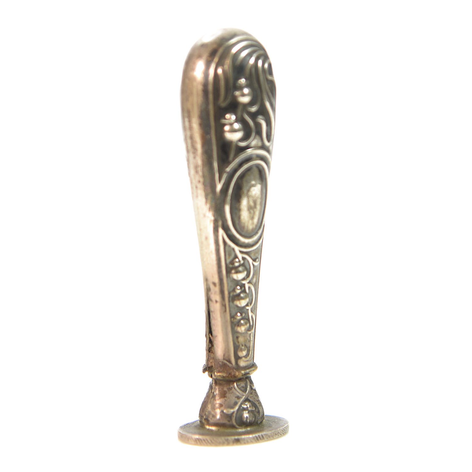 Sceau à cacheter de collection en argent ou métal argenté 